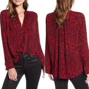 Zadig And Voltaire Tink Leo Blouse Size Small